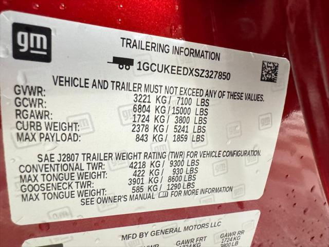 Photo of 2025 Radiant Red Chevrolet Silverado 1500