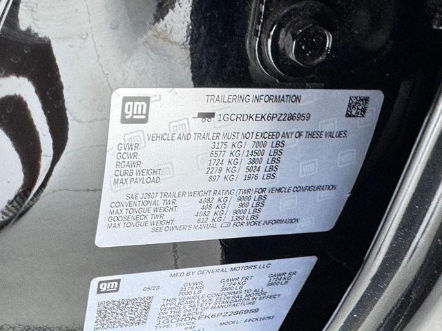 Photo of 2023 Black Chevrolet Silverado 1500