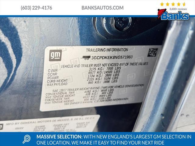 Photo of 2022 Northsky Blue Metallic Chevrolet Silverado 1500