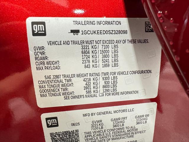 Photo of 2025 Radiant Red Chevrolet Silverado 1500