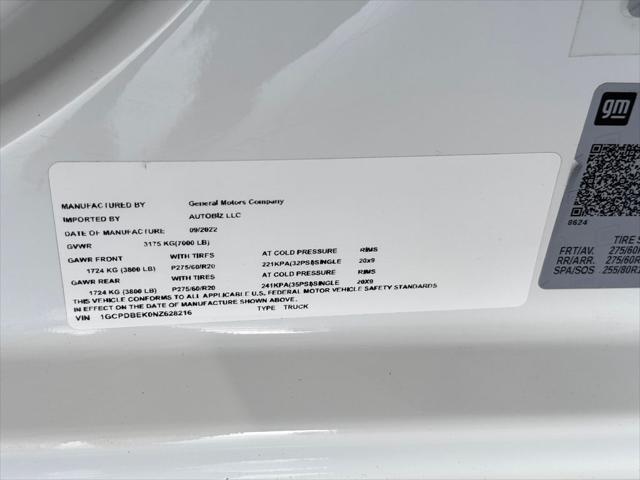 Photo of 2022 Summit White Chevrolet Silverado 1500