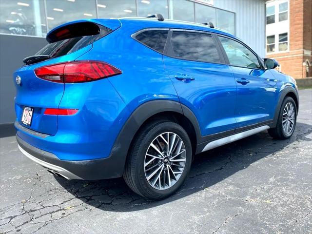 Photo of 2021 BLUE Hyundai TUCSON