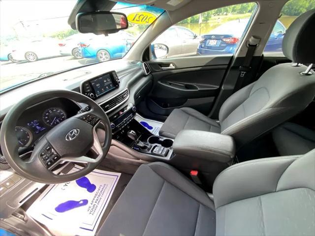 Photo of 2021 BLUE Hyundai TUCSON