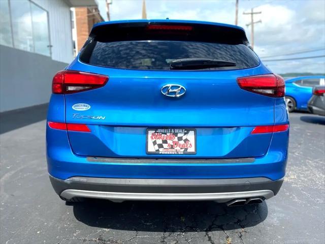 Photo of 2021 BLUE Hyundai TUCSON