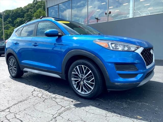 Photo of 2021 BLUE Hyundai TUCSON