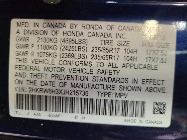 Photo of 2018 Obsidian Blue Pearl Honda CR-V