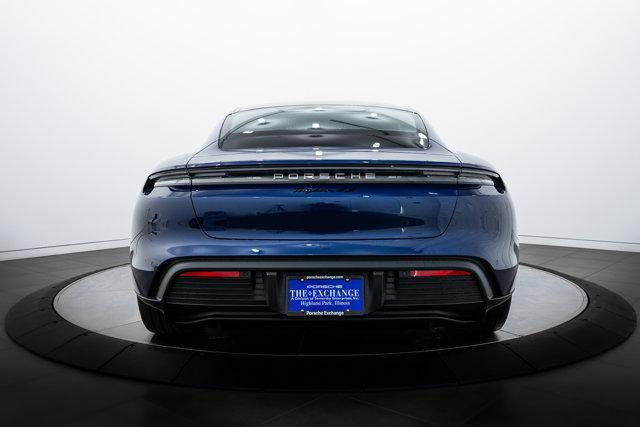 Photo of 2025 Gentian Blue Metallic Porsche Taycan