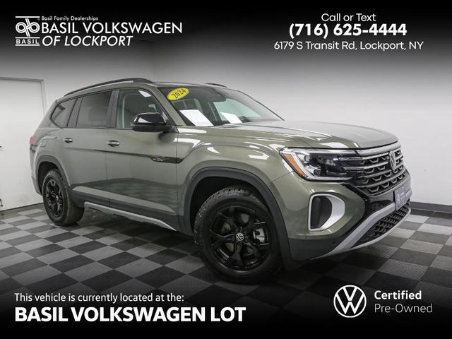 Photo of 2024 Avocado Green Volkswagen Atlas
