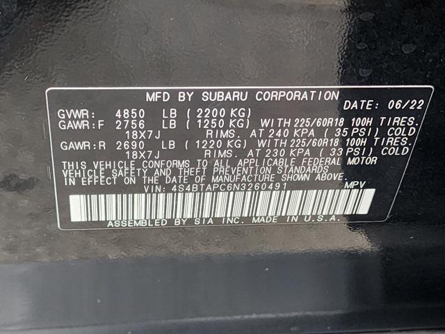 Photo of 2022 Crystal Black Silica Subaru Outback
