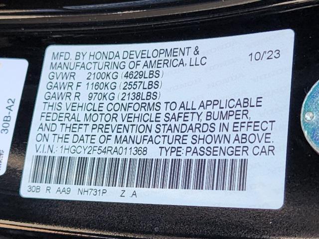 Photo of 2024 Crystal Black Pearl Honda Accord Hybrid