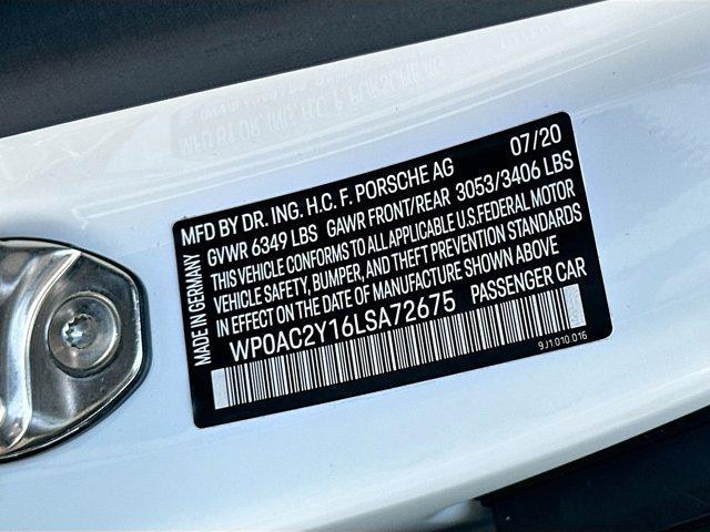Photo of 2020 White Porsche Taycan