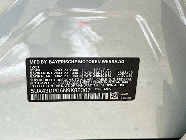 Photo of 2022 Mineral White Metallic BMW X3