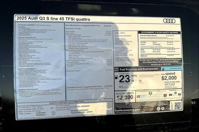 Photo of 2025 Arkona White Audi Q3