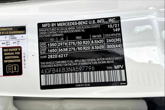 Photo of 2022 WHITE Mercedes-Benz GLE 350