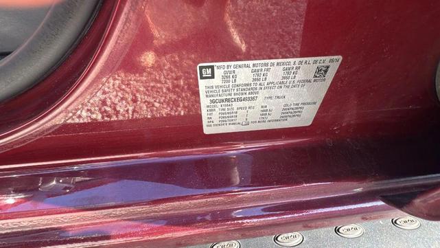 Photo of 2014 Deep Ruby Metallic Chevrolet Silverado 1500
