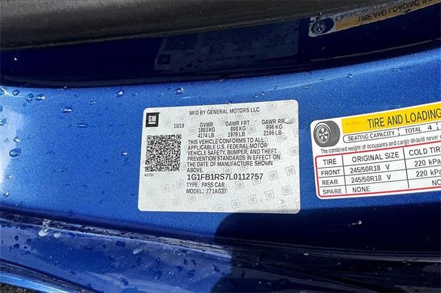 Photo of 2020 Riverside Blue Metallic Chevrolet Camaro