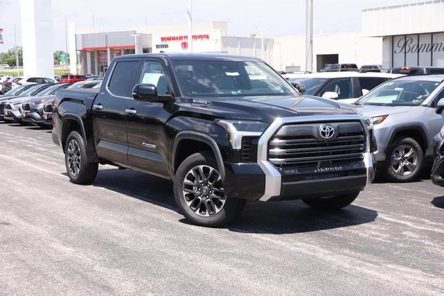 Photo of 2025 Midnight Black Metallic Toyota Tundra Hybrid