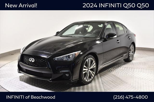 Photo of 2024 Black Obsidian INFINITI Q50