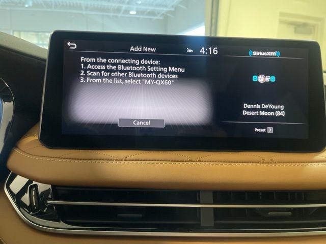 Photo of 2025 Warm Titanium/Black Obsidian INFINITI QX60