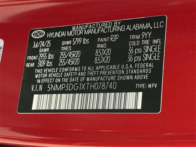 Photo of 2026 Ultimate Red Hyundai SANTA FE