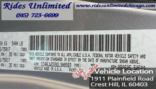 Photo of 2016 Billet Silver Metallic Clearcoat Jeep Wrangler Unlimited