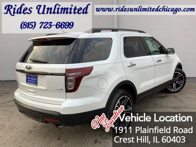 Photo of 2014 White Platinum Metallic Tri-Coat Ford Explorer