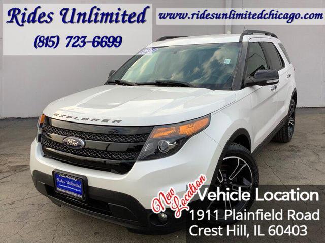 Photo of 2014 White Platinum Metallic Tri-Coat Ford Explorer
