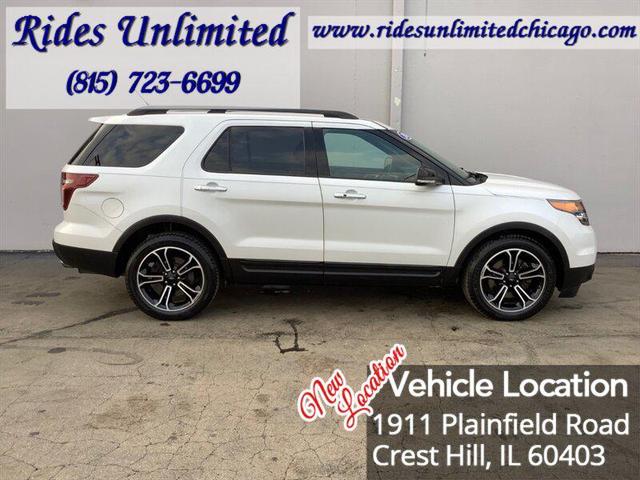 Photo of 2014 White Platinum Metallic Tri-Coat Ford Explorer