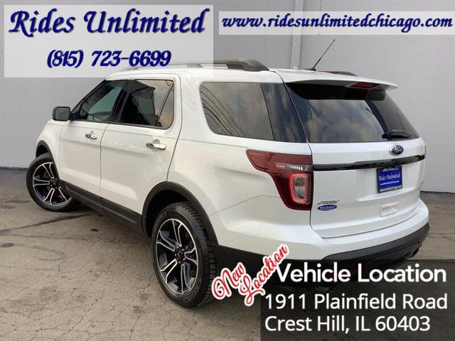 Photo of 2014 White Platinum Metallic Tri-Coat Ford Explorer