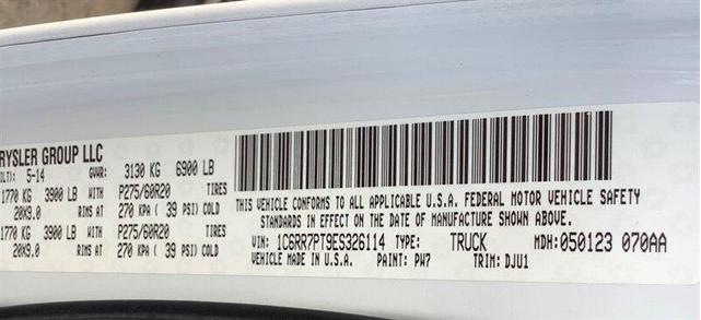 Photo of 2014 Bright White Clearcoat RAM 1500