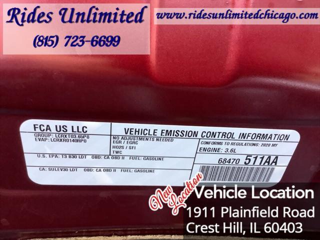 Photo of 2020 Velvet Red Pearlcoat Chrysler Pacifica