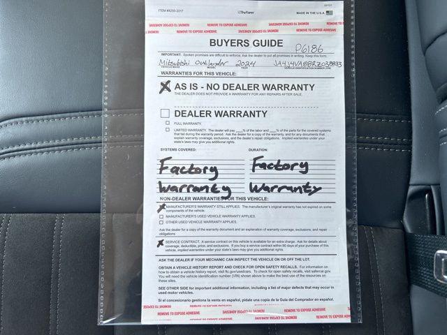 Photo of 2024 Alloy Silver Metallic Mitsubishi Outlander