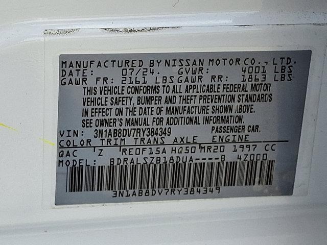 Photo of 2024 Aspen White Tricoat Nissan Sentra