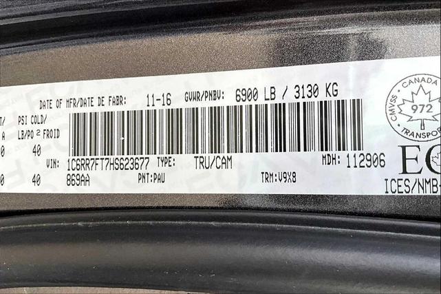 Photo of 2017 Granite Crystal Metallic RAM 1500