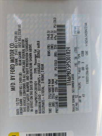 Photo of 2023 Oxford White Ford Mustang