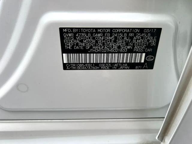 Photo of 2017 White Lexus IS 300