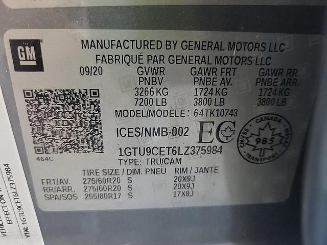 Photo of 2020 Steel Metallic GMC Sierra 1500