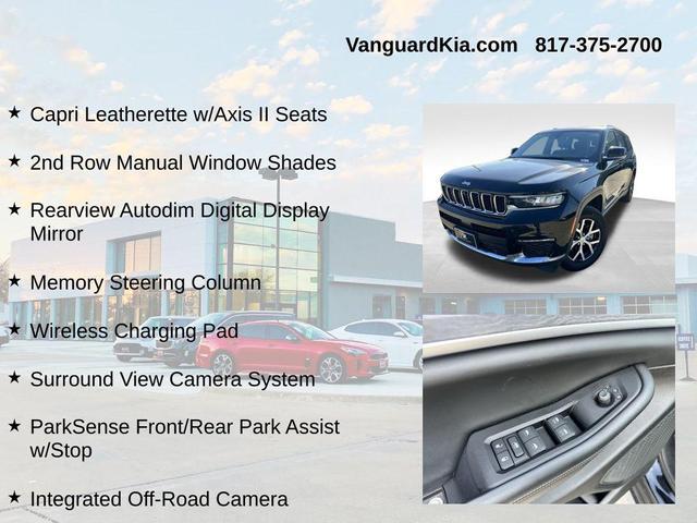Photo of 2024 Diamond Black Crystal Pearlcoat Jeep Grand Cherokee L