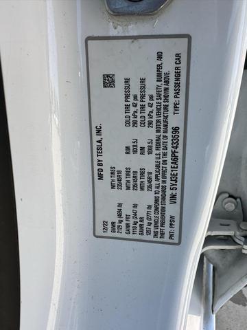 Photo of 2023 Pearl White Multi-Coat Tesla Model 3