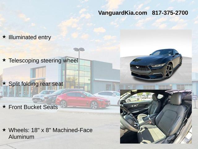 Photo of 2024 SHADOW BLACK Ford Mustang