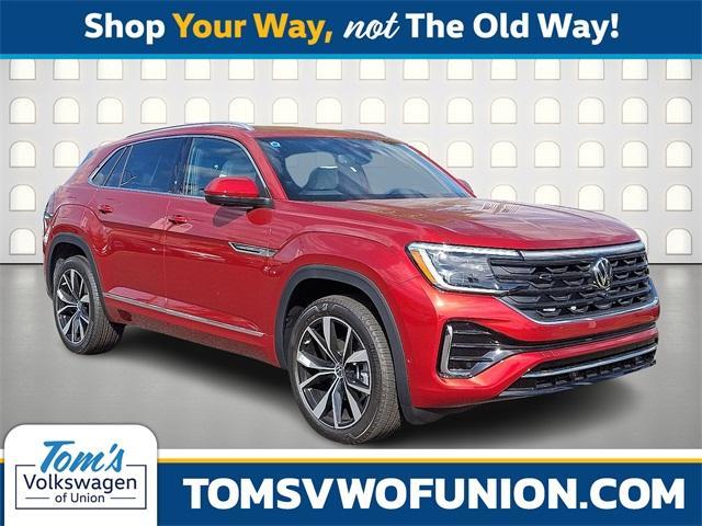 Photo of 2024 Aurora Red Metallic Volkswagen Atlas Cross Sport