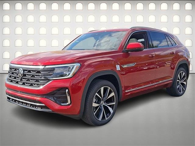 Photo of 2024 Aurora Red Metallic Volkswagen Atlas Cross Sport
