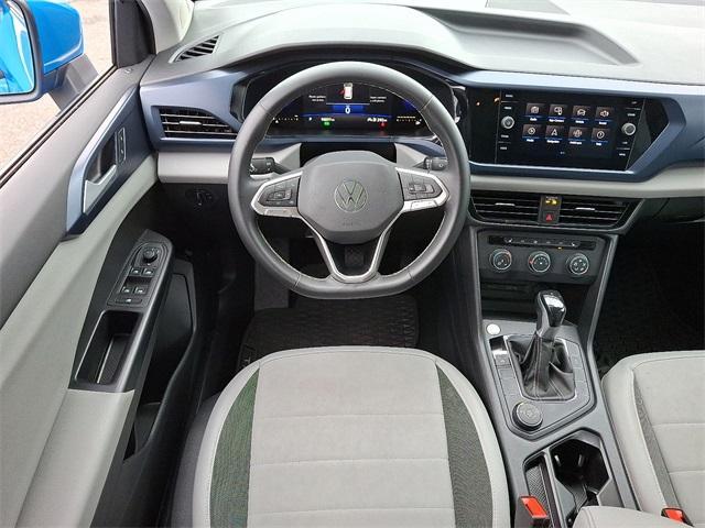 Photo of 2022 Cornflower Blue Volkswagen Taos