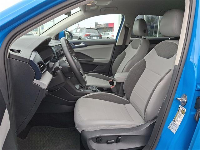 Photo of 2022 Cornflower Blue Volkswagen Taos