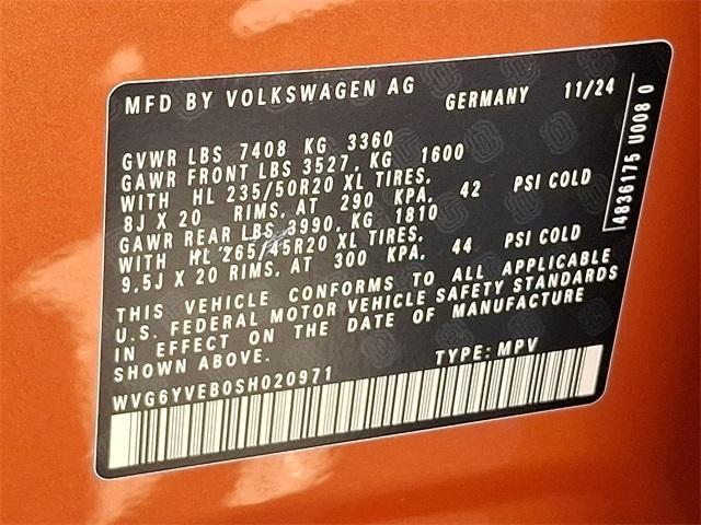 Photo of 2025 Energetic Orange W/White Upper Volkswagen ID. Buzz