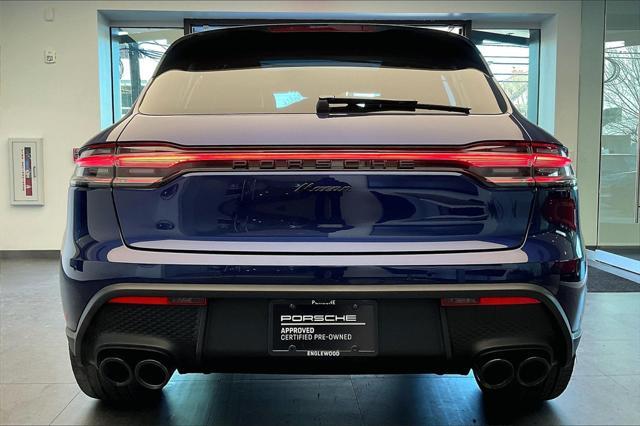 Photo of 2024 Gentian Blue Metallic Porsche Macan