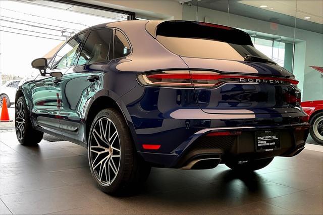 Photo of 2024 Gentian Blue Metallic Porsche Macan