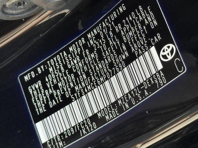Photo of 2021 Black Sand Pearl Toyota Corolla