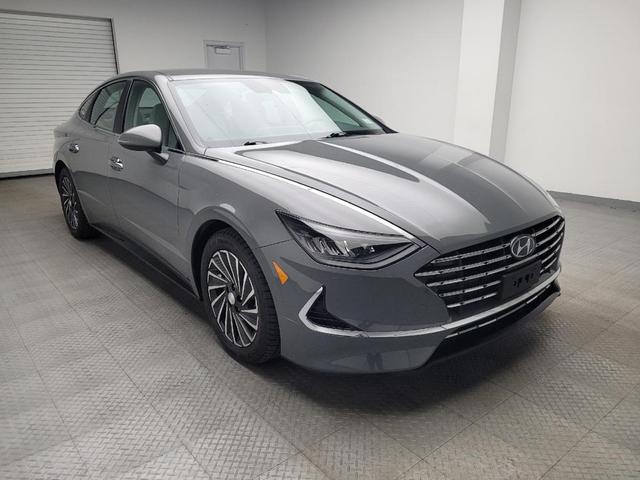 Photo of 2021 Hampton Gray Hyundai SONATA Hybrid