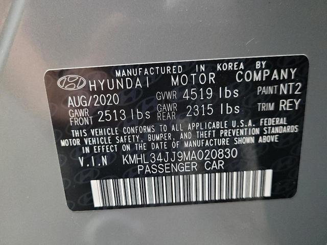Photo of 2021 Hampton Gray Hyundai SONATA Hybrid